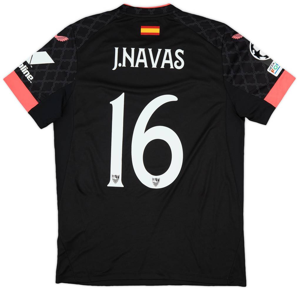 2022-23 Sevilla Match Issue Champions League Third Shirt J. Navas #16