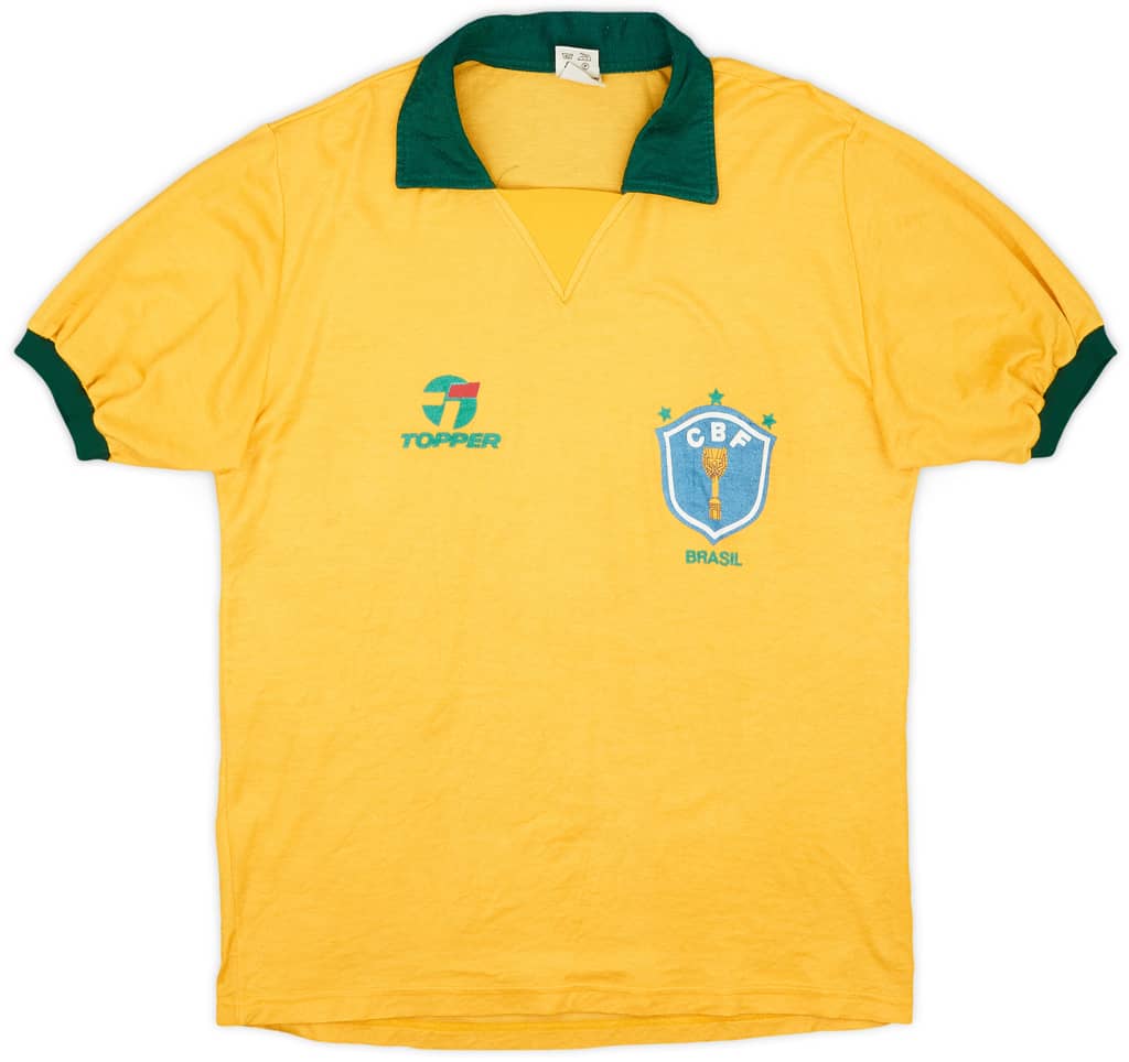 1990 Brazil Home Shirt - 9/10 - (L)