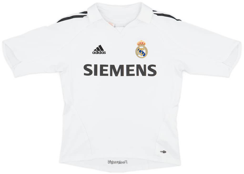 2005-06 Real Madrid Home Shirt - 7/10 - (L.Boys)