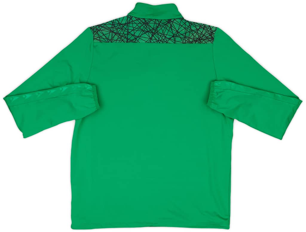 2017-18 Hibernian Macron 1/4 Zip Training Top - 7/10 - (S)