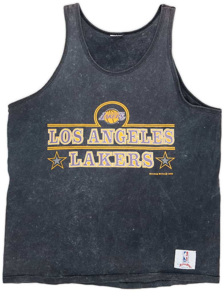1988-89 LA Lakers Nutmeg Vest - 7/10 - (L)