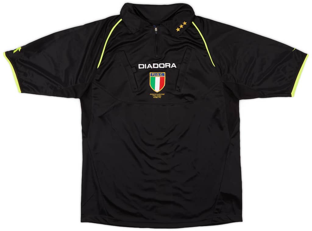 2007-09 Italy Diadora Referee L/S Shirt - 8/10 - (M)
