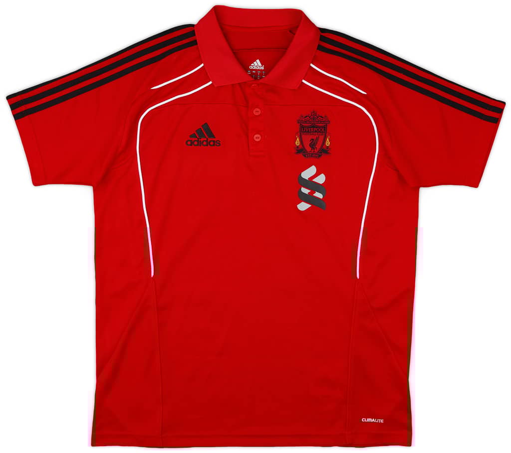 2010-11 Liverpool adidas Polo Shirt - 9/10 - (L)