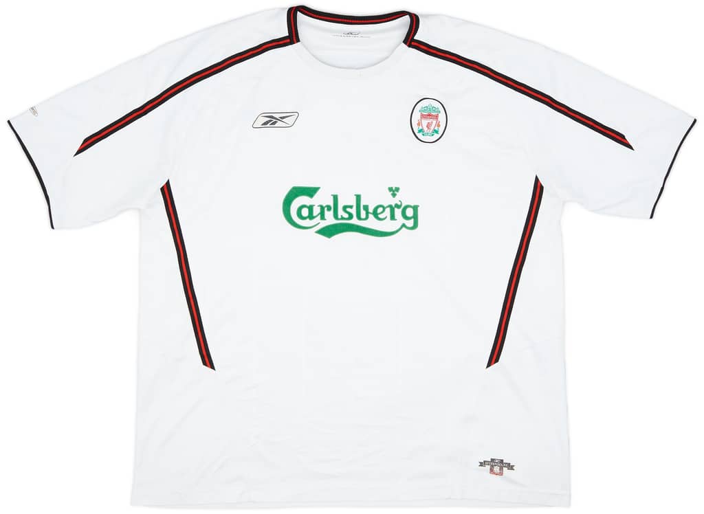 2003-04 Liverpool Away Shirt Gerrard #17 - 7/10 - (XXL)