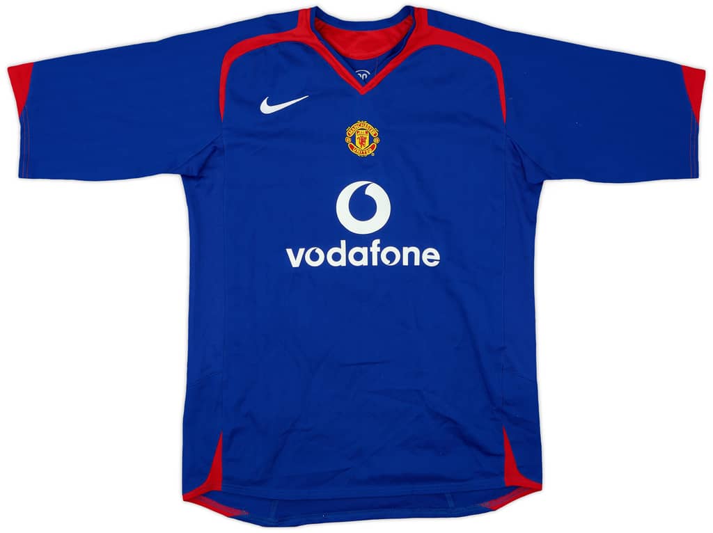 2005-06 Manchester United Away Shirt - 8/10 - (XL.Boys)