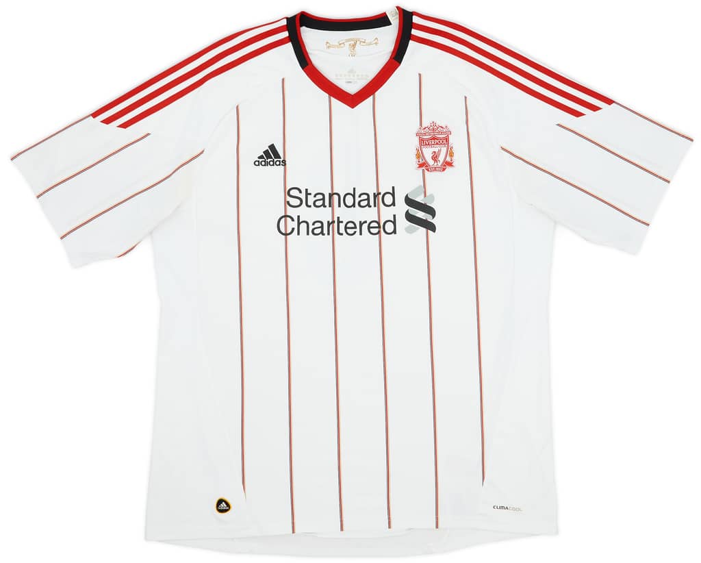 2010-11 Liverpool Away Shirt Gerrard #8 - 7/10 - (XXL)