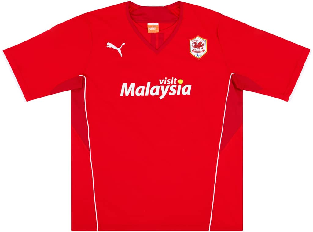 2013-14 Cardiff Home Shirt - 8/10 - (S)