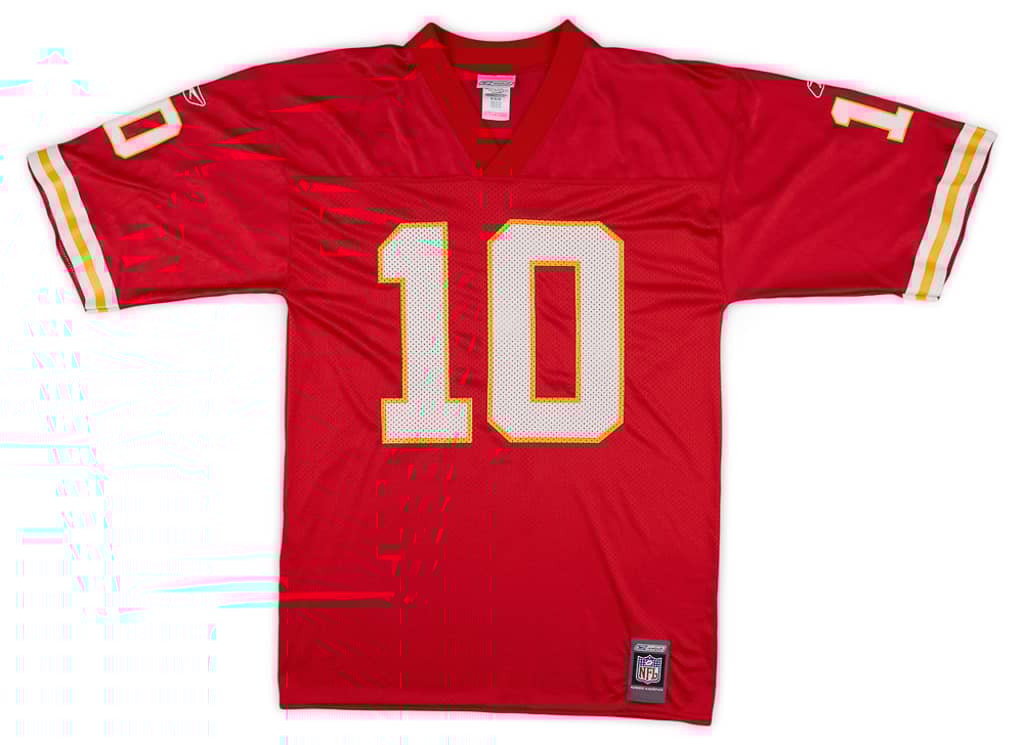 2001 Kansas City Chiefs Green #10 Reebok Home Jersey (Very Good) M