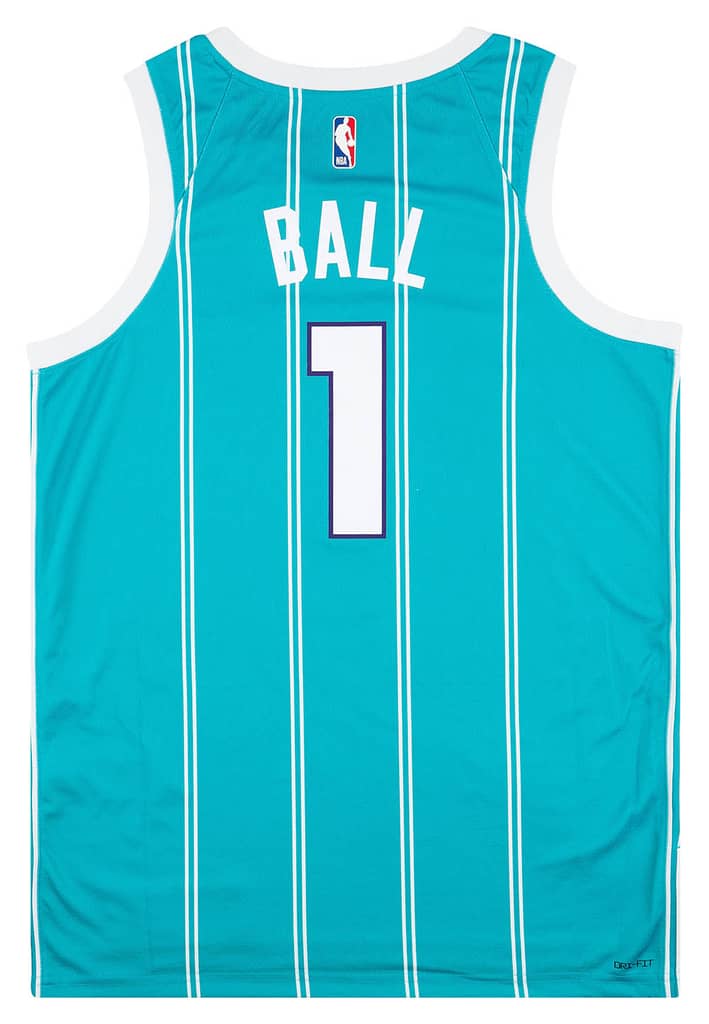 2022-24 Charlotte Hornets Ball #1 Jordan Swingman Away Jersey (M)