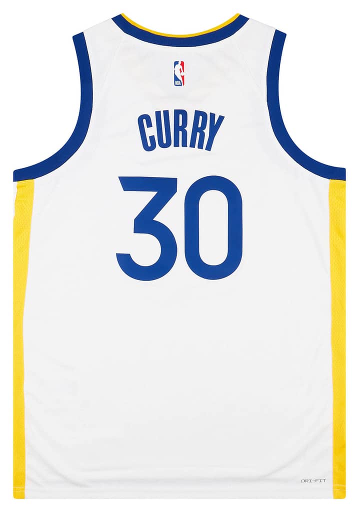 2017-24 Golden State Warriors Curry #30 Nike Swingman Home Jersey (XS)