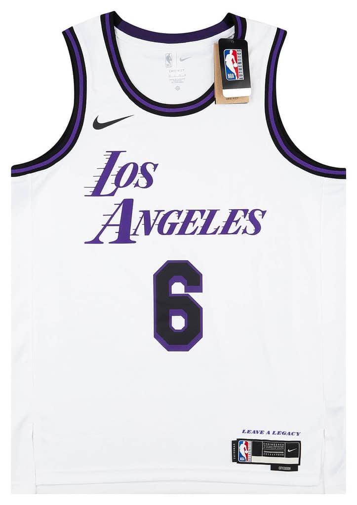 2022-23 LA Lakers James #6 Nike Swingman Alternate Jersey (M)