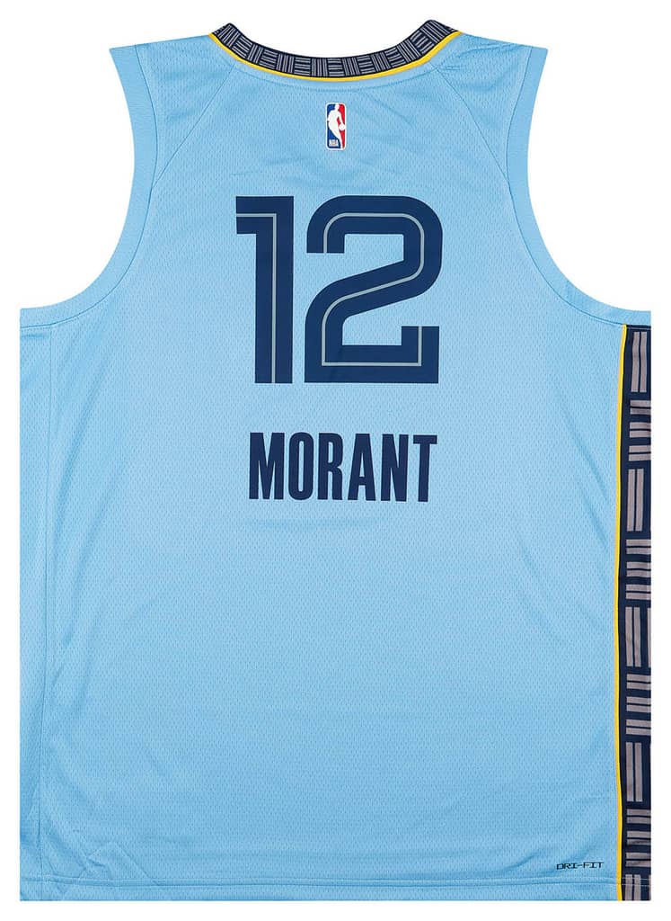 2022-24 Memphis Grizzlies Morant #12 Jordan Swingman Alternate Jersey (S)