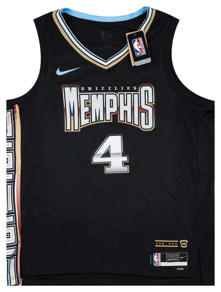 2022-23 Memphis Grizzlies Adams #4 Nike Swingman Alternate Jersey (XL.Kids)
