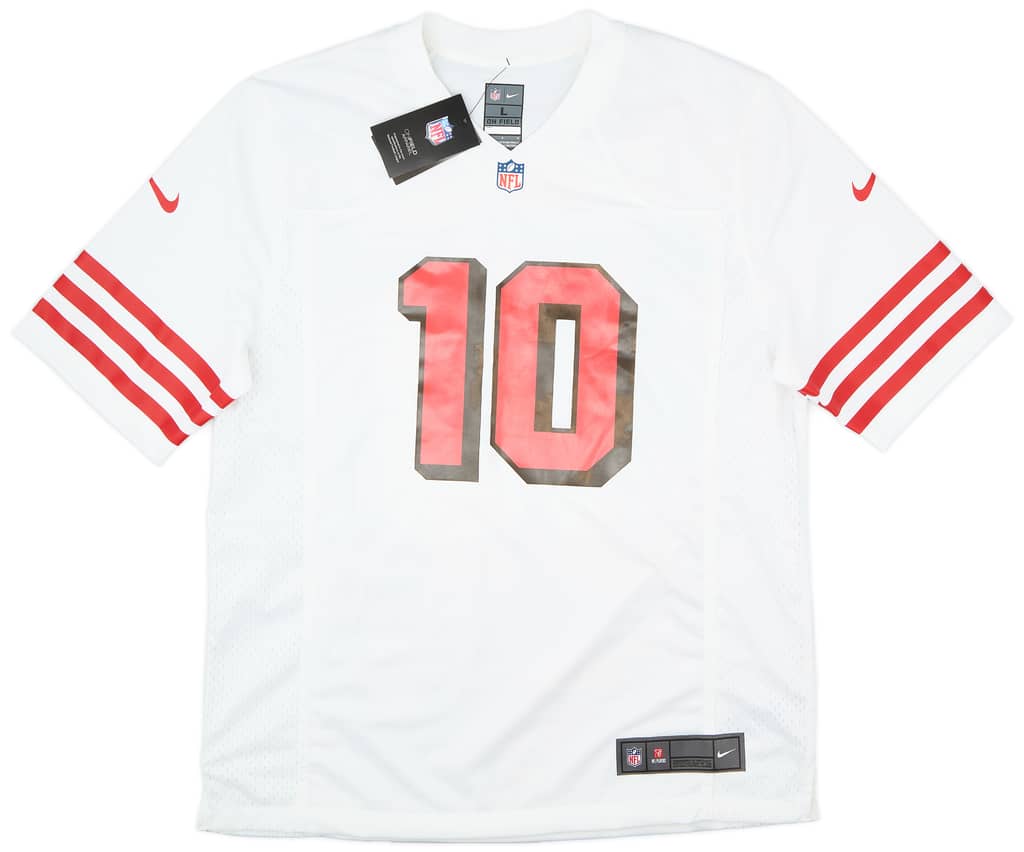 2022 San Francisco 49ers Garoppolo #10 Nike Game Alternate Jersey (L)