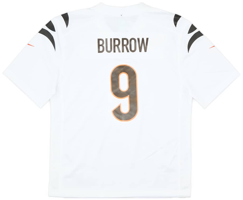 2021-23 Cincinnati Bengals Burrow #9 Nike Game Away Jersey (L.Kids)