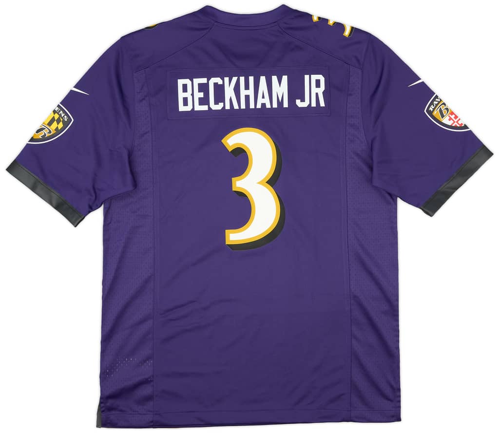 2023 Baltimore Ravens Beckham Jr #3 Nike Game Home Jersey (M)