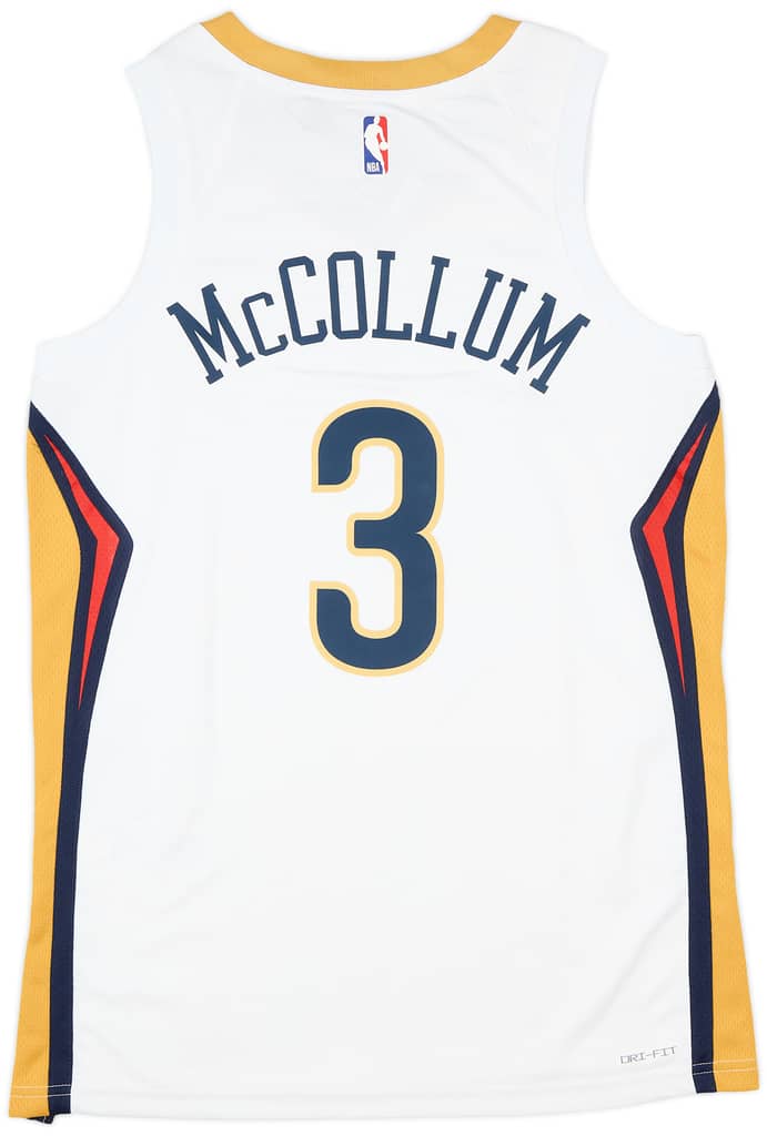 2022-24 New Orleans Pelicans McCollum #3 Nike Swingman Home Jersey (M)