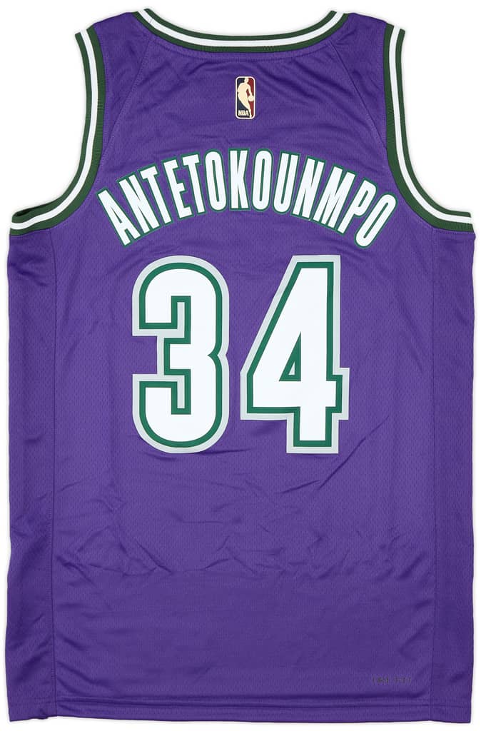 2022-23 Milwaukee Bucks Antetokounmpo #34 Nike Swingman Classic Jersey (S)