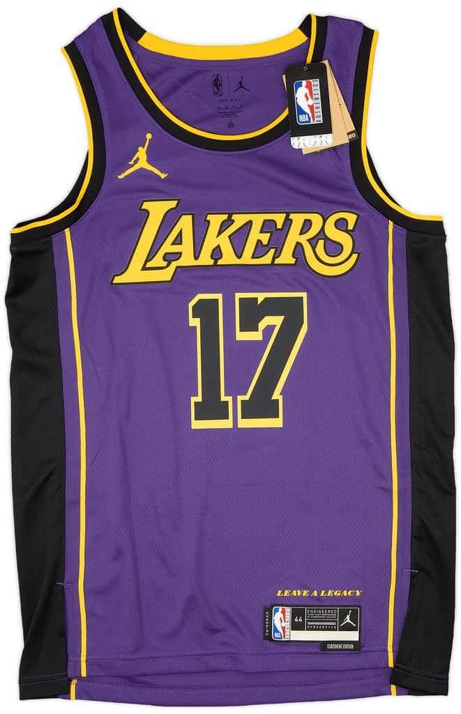 2022-23 LA Lakers Schröder #17 Jordan Swingman Alternate Jersey (M)