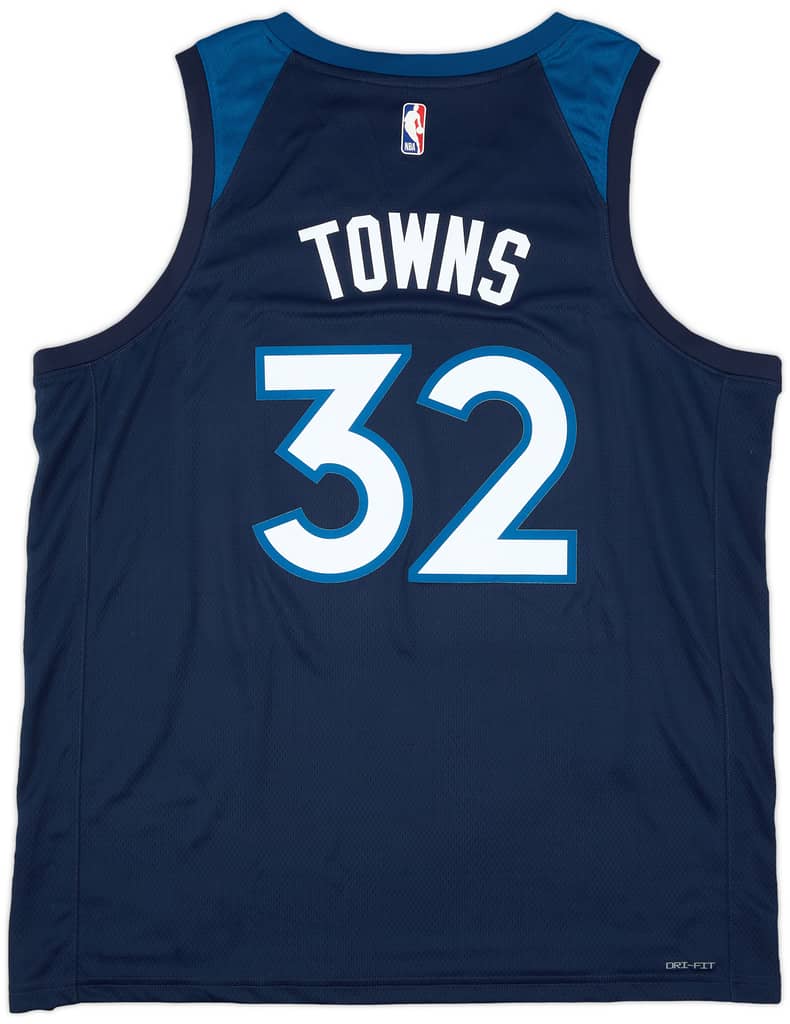 2017-24 Minnesota Timberwolves Towns #32 Nike Swingman Away Jersey (XXL)