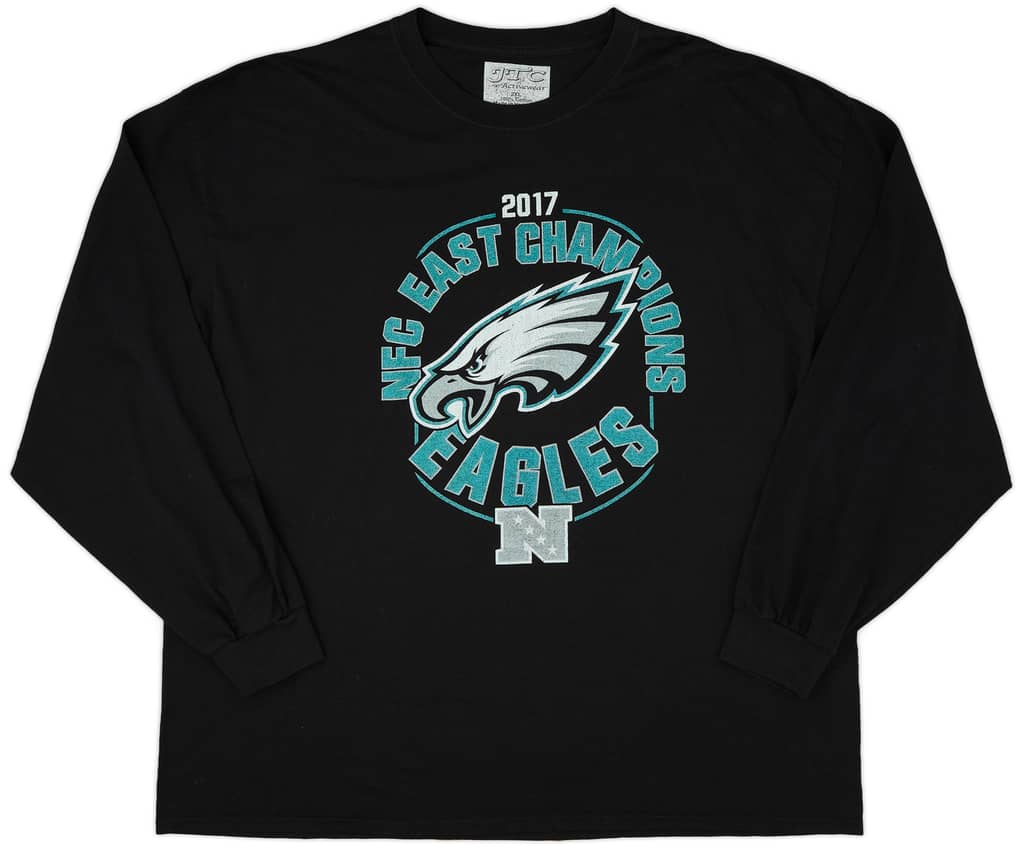 2017 Philadelphia Eagles NFC East Champions L/S Graphic Tee (Very Good) XXL