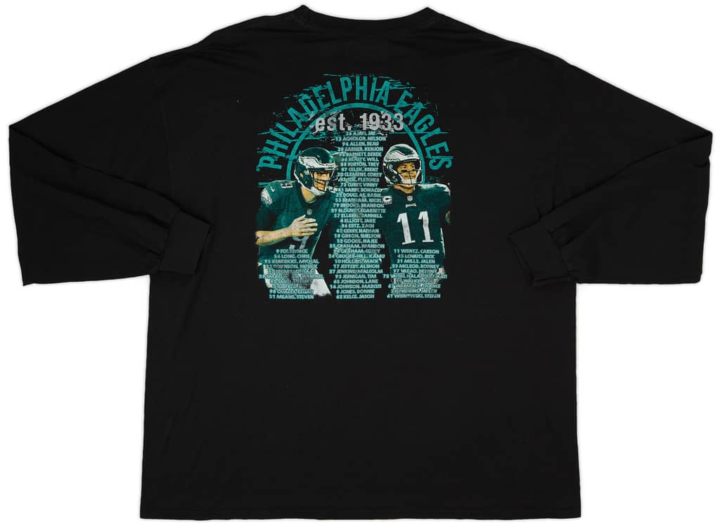 2017 Philadelphia Eagles NFC East Champions L/S Graphic Tee (Very Good) XXL