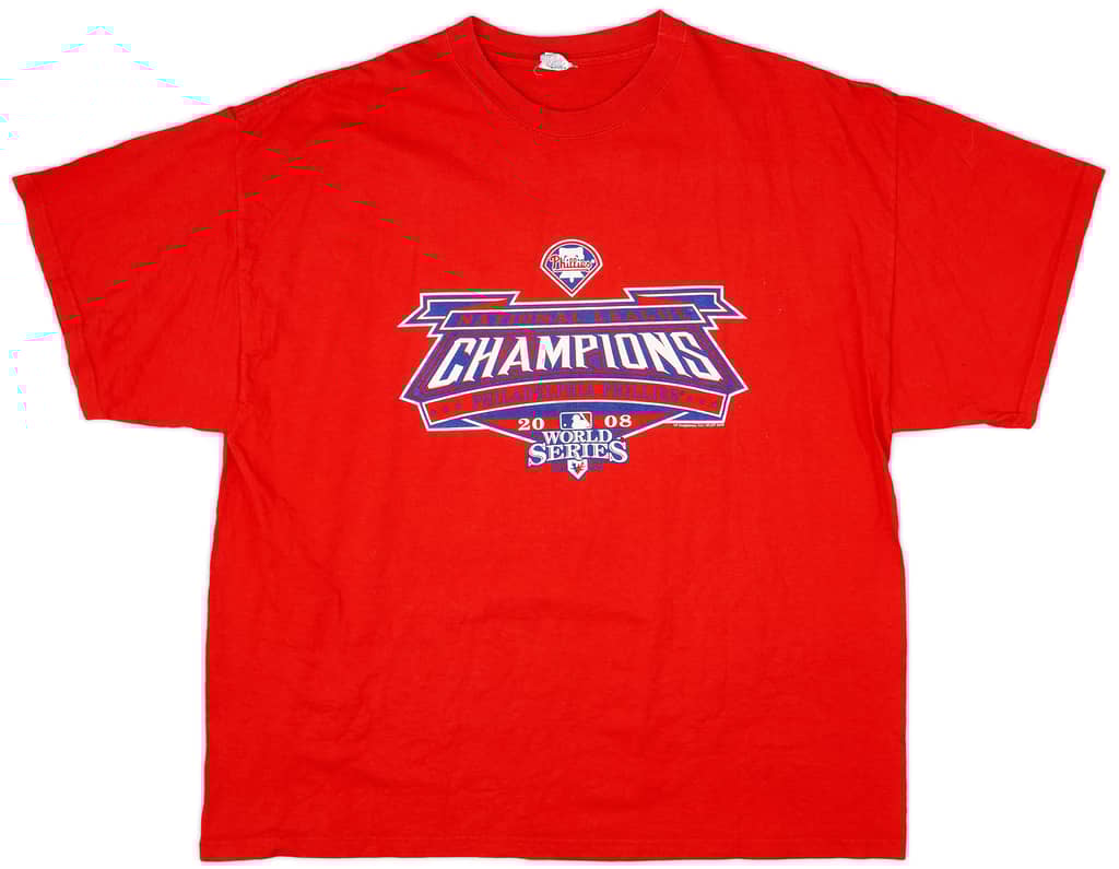 2008 Philadelphia Phillies National League Champions Tee (Excellent) XXL