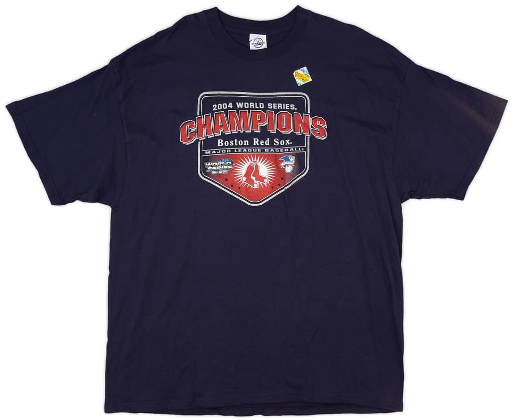 2004 Boston Red Sox World Series Champions Tee (Excellent) XXL