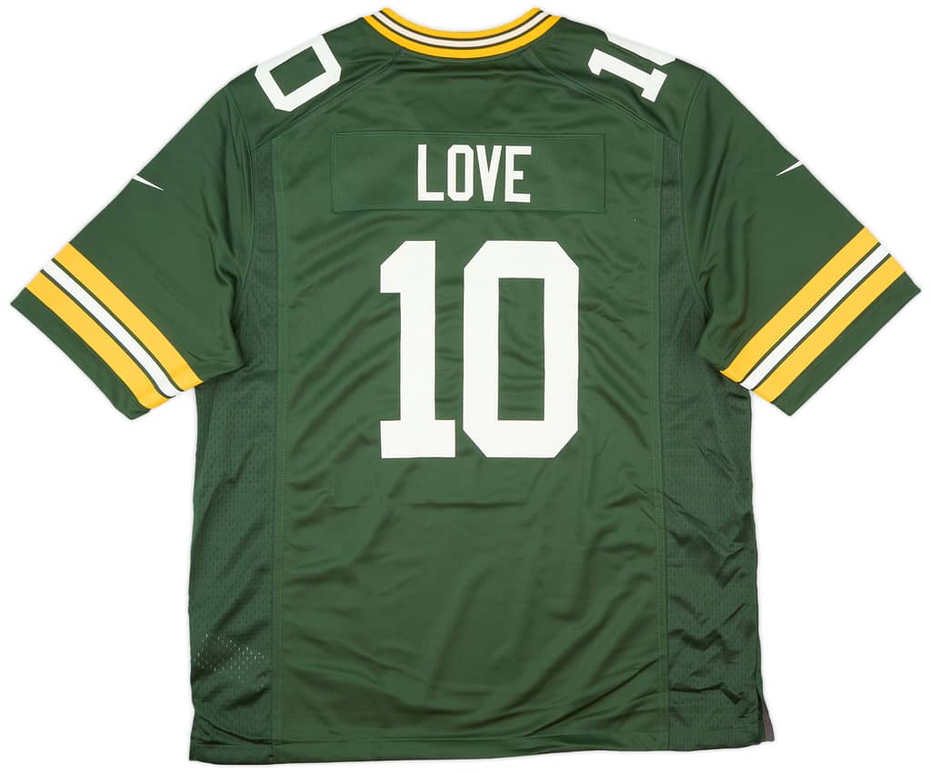 2020-23 Green Bay Packers Love #10 Nike Game Home Jersey (L)