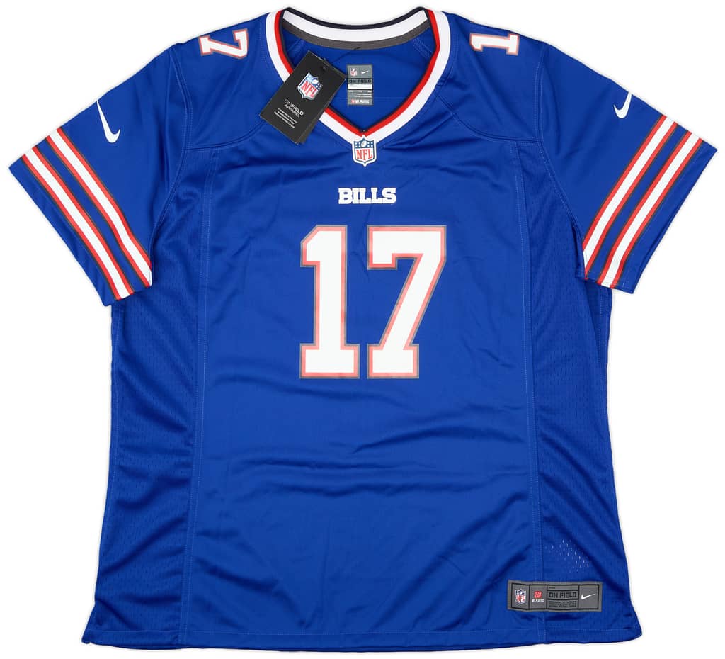 2018-23 Buffalo Bills Allen #17 Nike Game Home Jersey Womens (XXL)