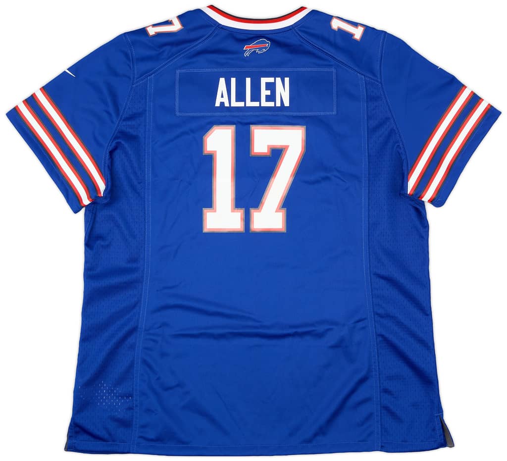 2018-23 Buffalo Bills Allen #17 Nike Game Home Jersey Womens (XXL)