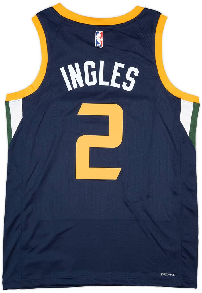2017-22 Utah Jazz Ingles #2 Nike Swingman Away Jersey (M)