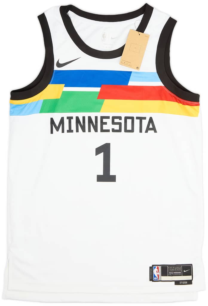 2022-23 Minnesota Timberwolves Edwards #1 Nike Swingman Alternate Jersey (M)