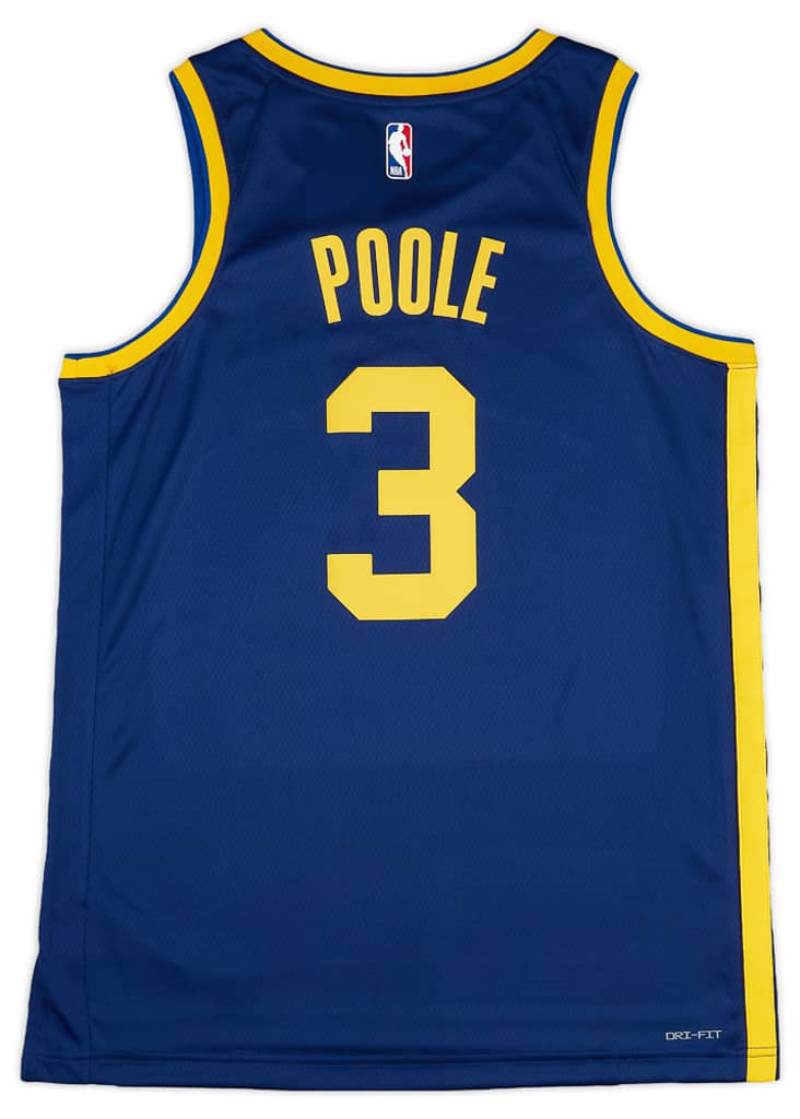 2022-23 Golden State Warriors Poole #3 Jordan Swingman Alternate Jersey (L)