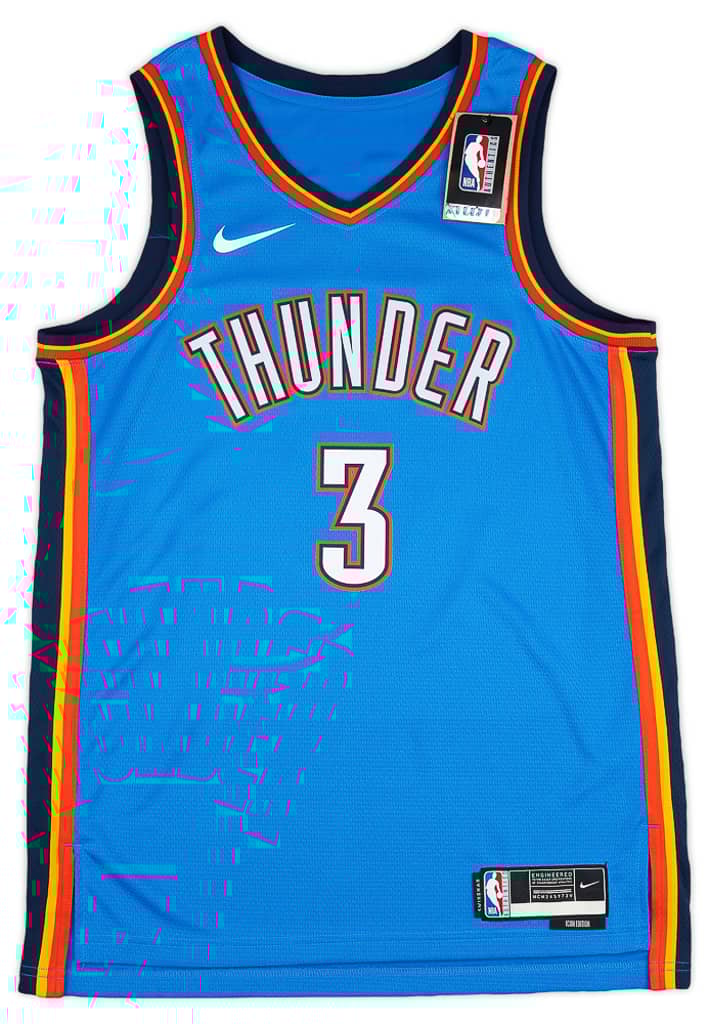 2021-24 Oklahoma City Thunder Giddey #3 Nike Swingman Away Jersey (M)