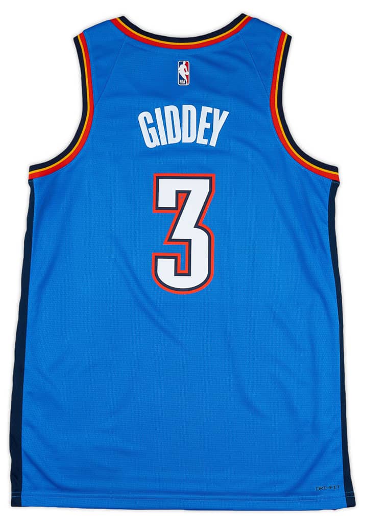 2021-24 Oklahoma City Thunder Giddey #3 Nike Swingman Away Jersey (M)