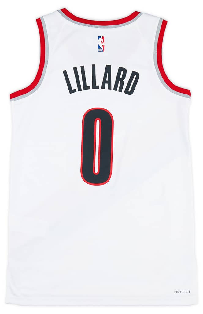 2017-23 Portland Trail Blazers Lillard #0 Nike Swingman Home Jersey (S)