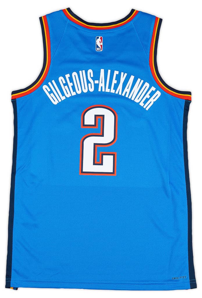 2019-23 Oklahoma City Thunder Gilgeous-Alexander #2 Nike Swingman Away Jersey (S)