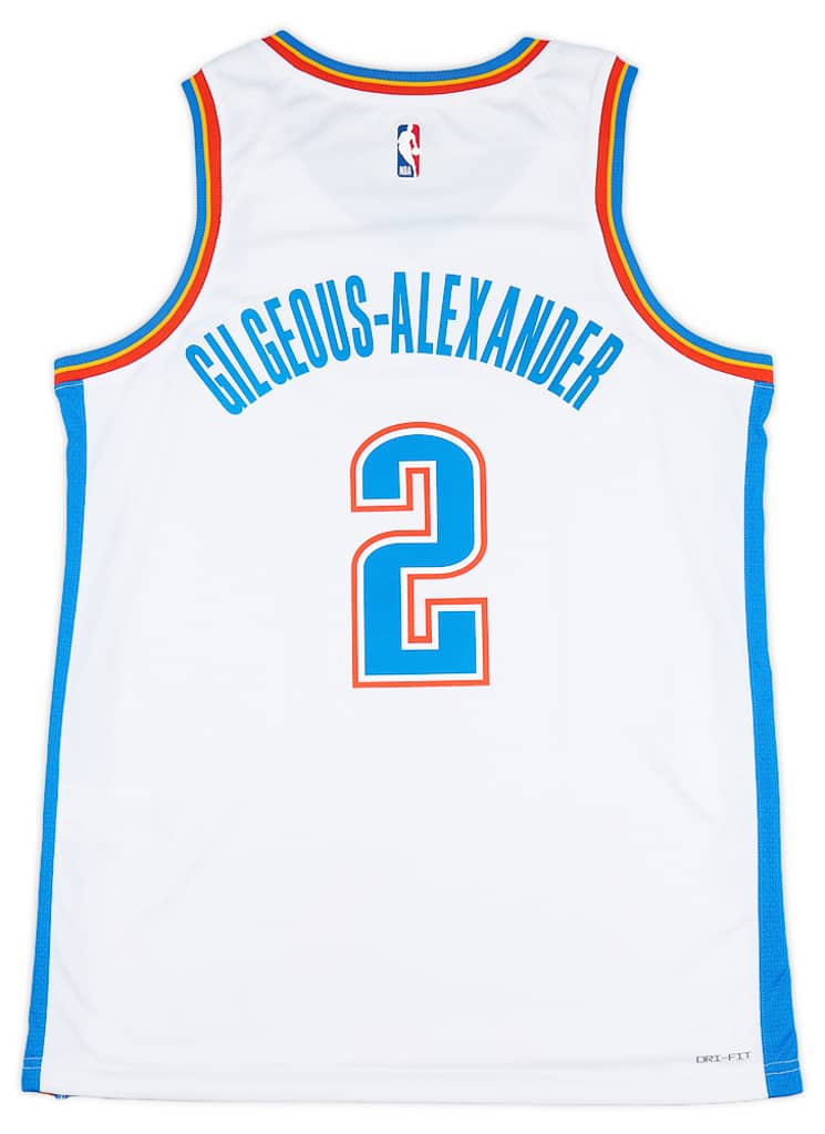 2019-24 Oklahoma City Thunder Gilgeous-Alexander #2 Nike Swingman Home Jersey (S)