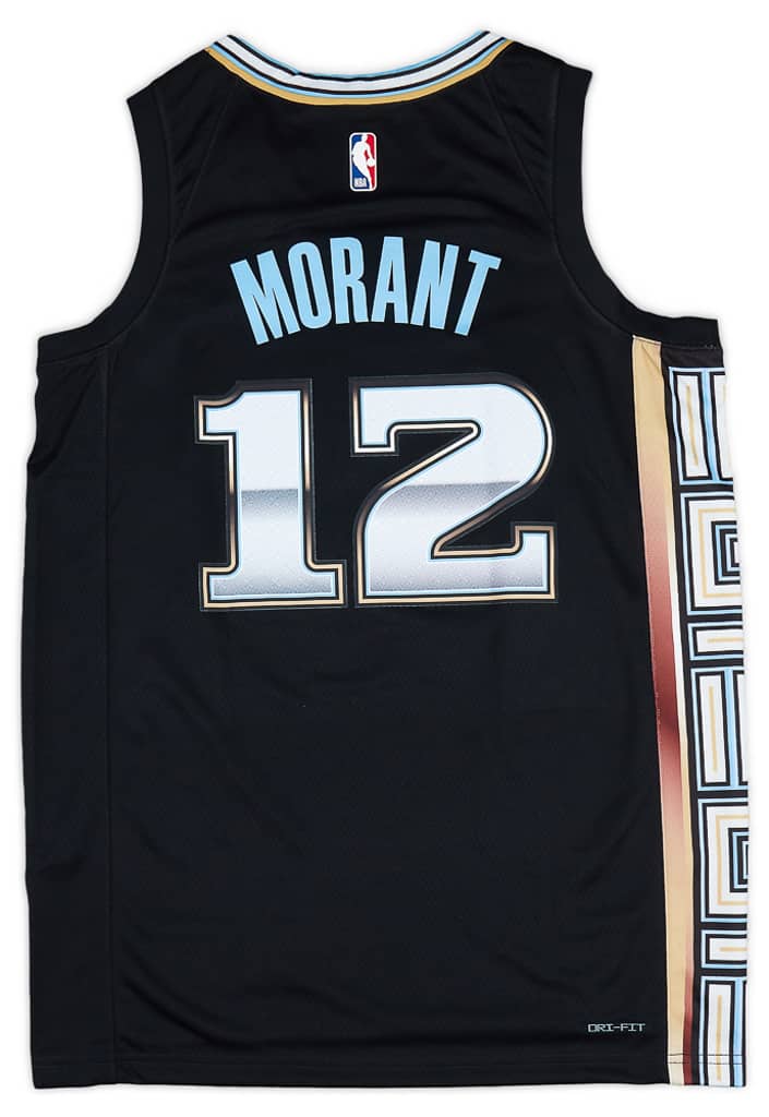 2022-23 Memphis Grizzlies Morant #12 Nike Swingman Alternate Jersey (S)