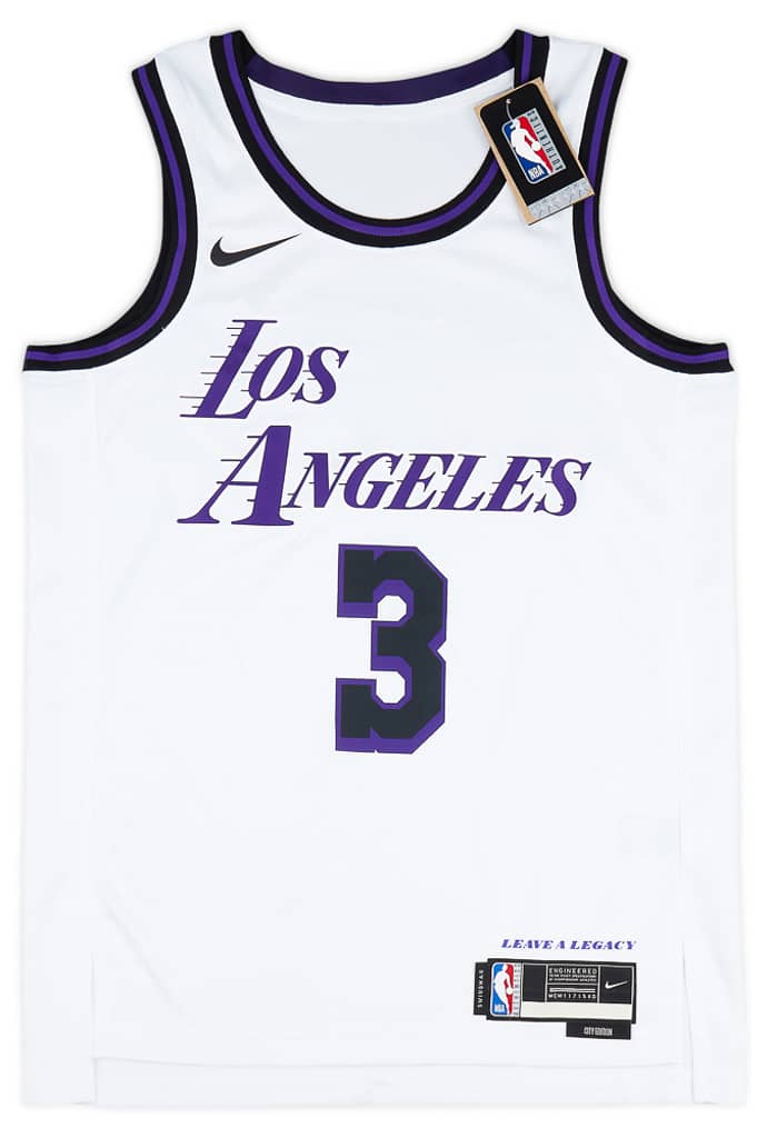 2022-23 LA Lakers Davis #3 Nike Swingman Alternate Jersey (XL)