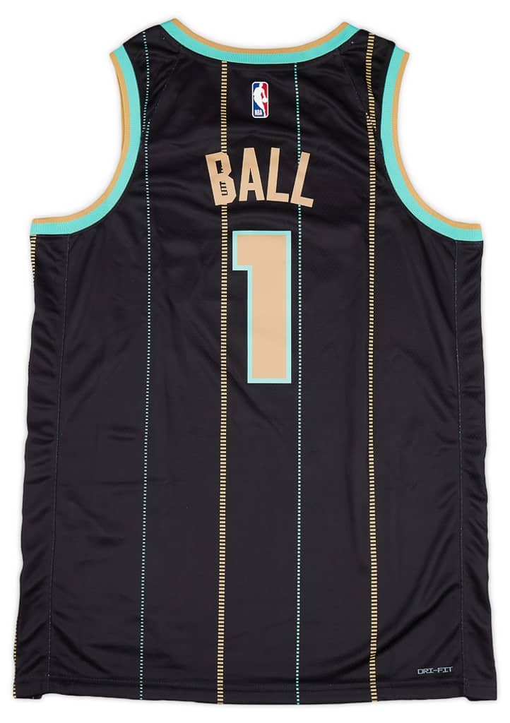 2022-23 Charlotte Hornets Ball #1 Jordan Swingman Alternate Jersey (S)