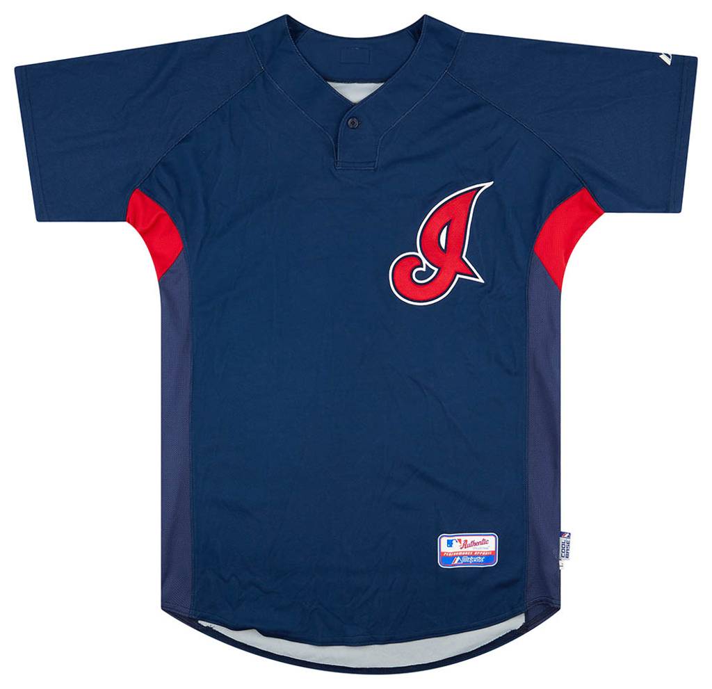 2008 Cleveland Indians Tyner #16 Majestic Batting Practice Jersey (Excellent) L