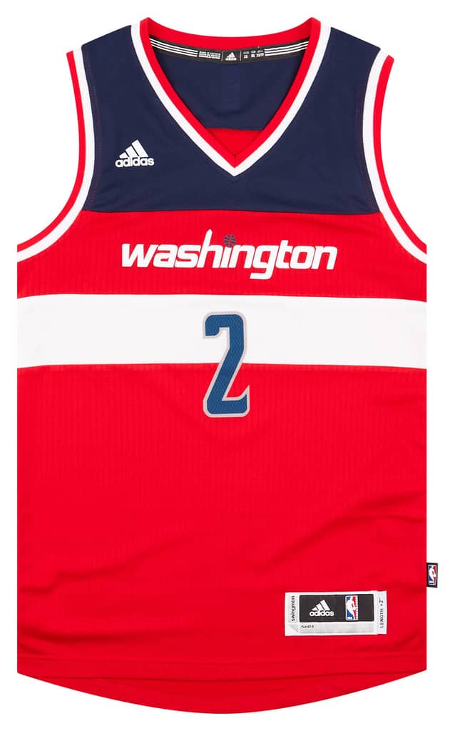 2014-17 Washington Wizards Wall #2 adidas Swingman Away Jersey (Excellent) XS