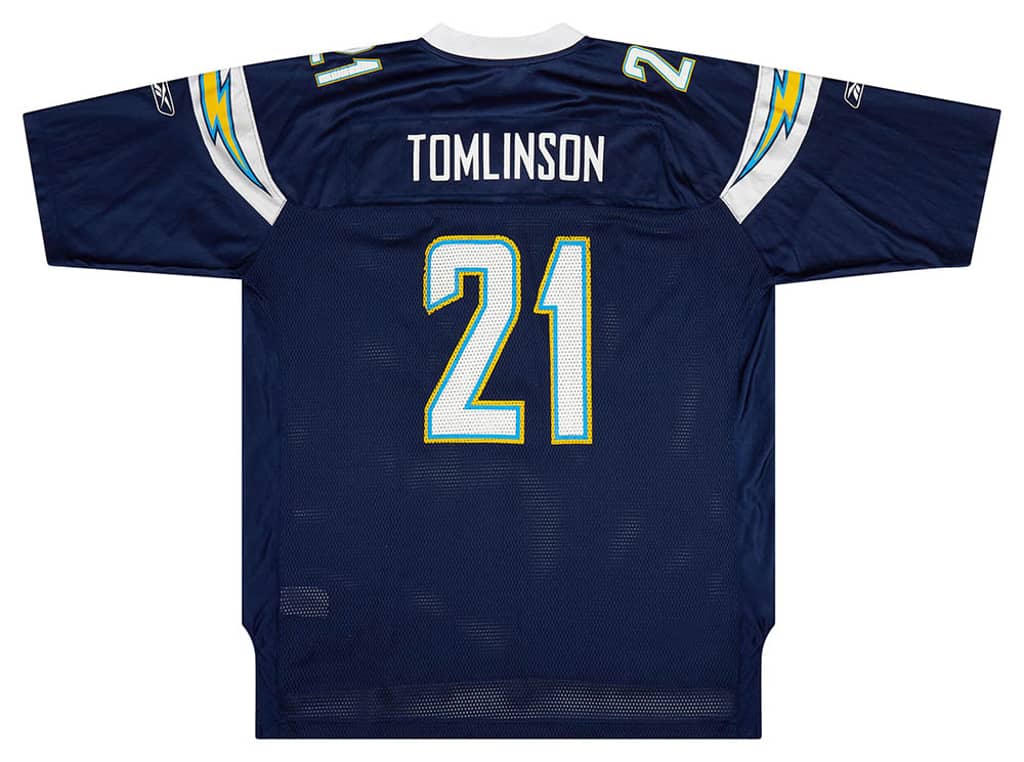 2008-09 San Diego Chargers Tomlinson #21 Reebok On Field Home Jersey (Very Good) XXL