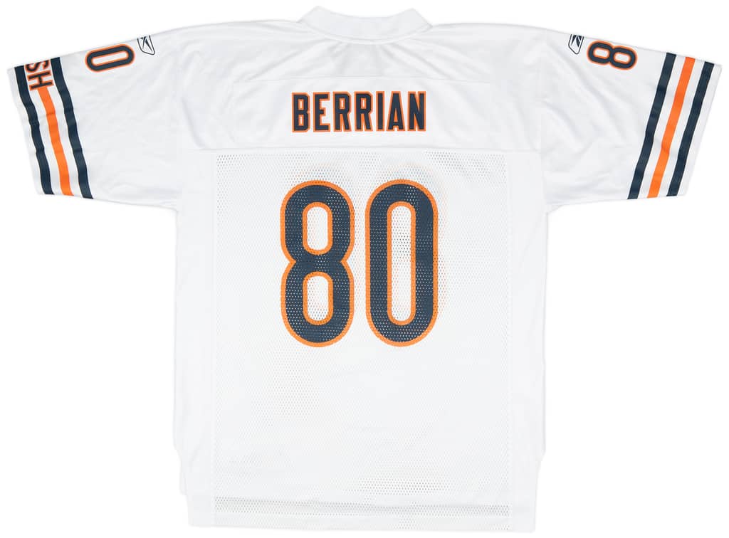 2005-06 Chicago Bears Berrian #80 Reebok On Field Away Jersey (Excellent) L