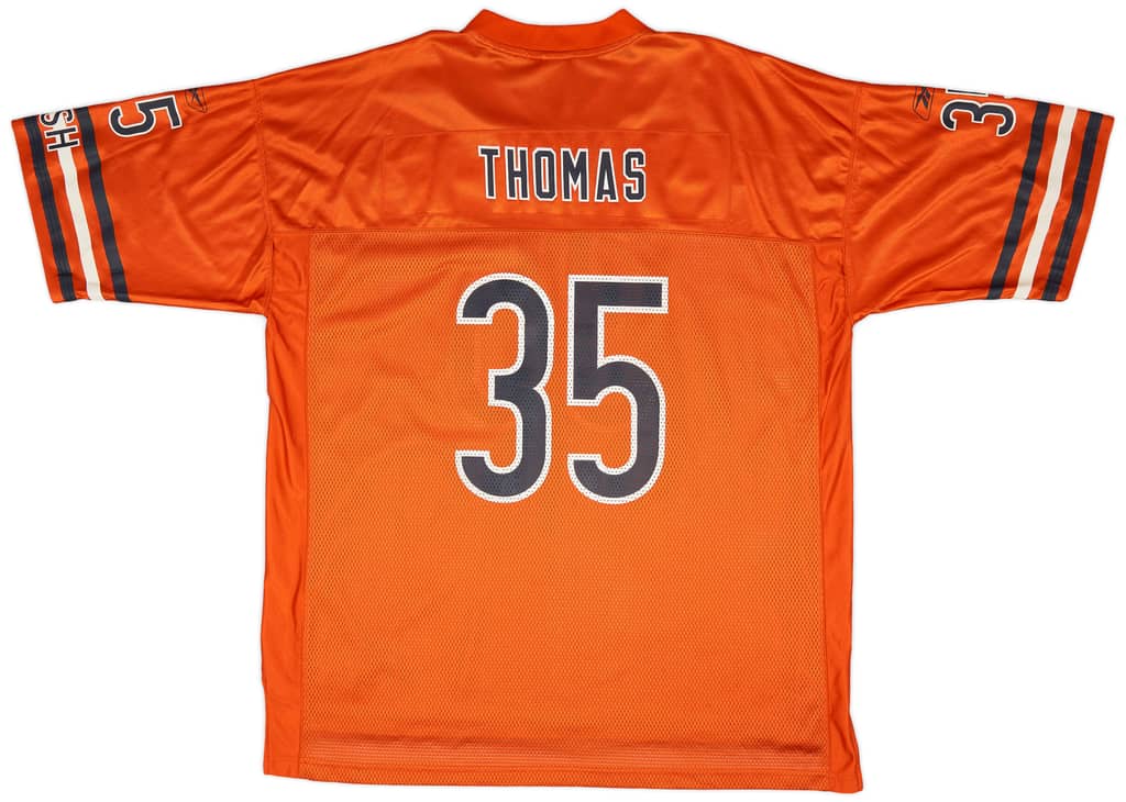 2004 Chicago Bears Thomas #35 Reebok On Field Alternate Jersey (Excellent) XXL