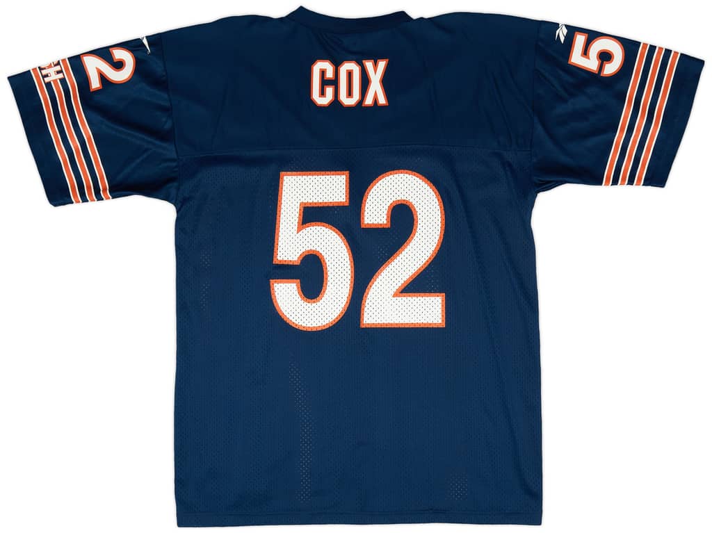1996-97 Chicago Bears Cox #52 Reebok Home Jersey (Excellent) L