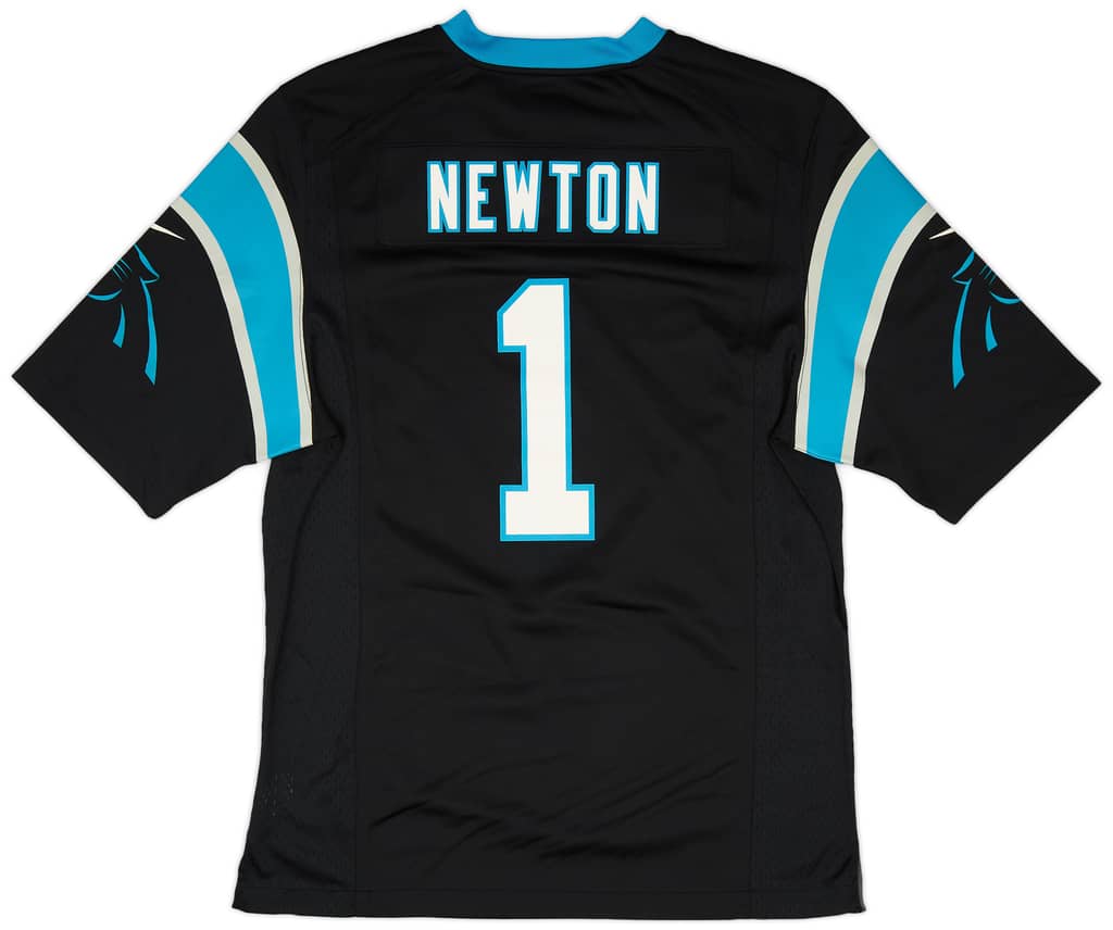 2012-19 Carolina Panthers Newton #1 Nike Game Home Jersey (Excellent) XL