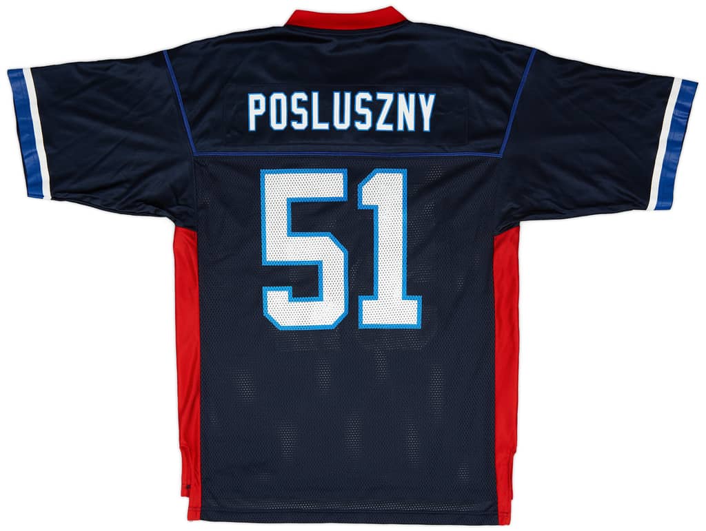2008-10 Buffalo Bills Posluszny #51 Reebok On Field Home Jersey (Very Good) L